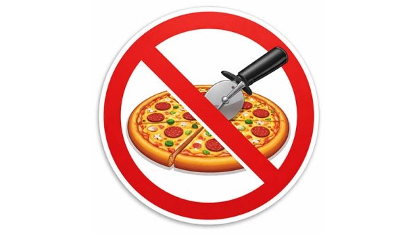 Wij snijden de pizza niet meer 